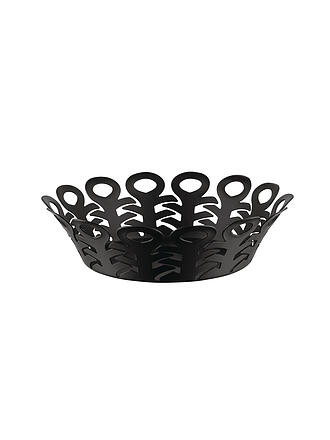 ALESSI | Corbeille à fruits VIMINI 22cm Acier inoxydable Epoxi. Noir