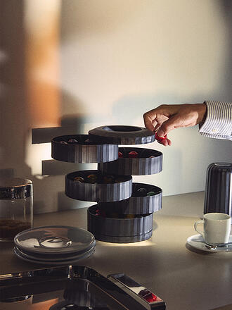 ALESSI | Porte-capsules à café PLISSE Noir