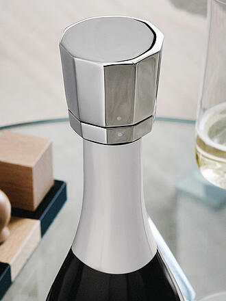 ALESSI | Bouchon de bouteille de champagne 5cm EUGENIA Design Naoto Fukasawa Acier inoxydable