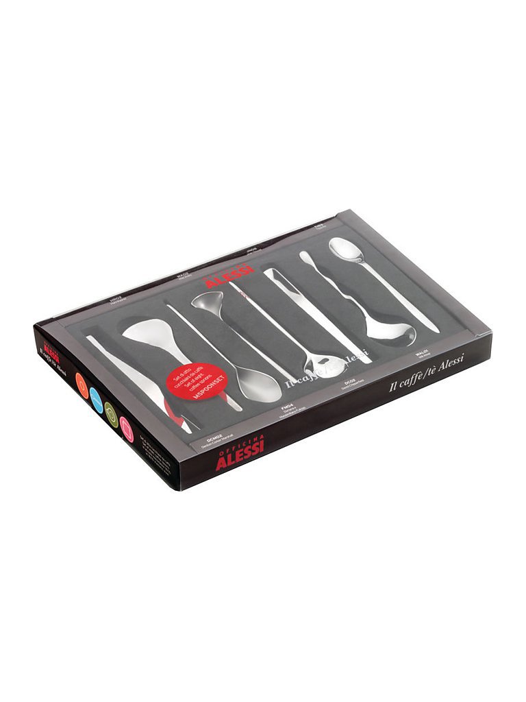 Alessi Espresso Spoon Set 8 Pieces Silver 4