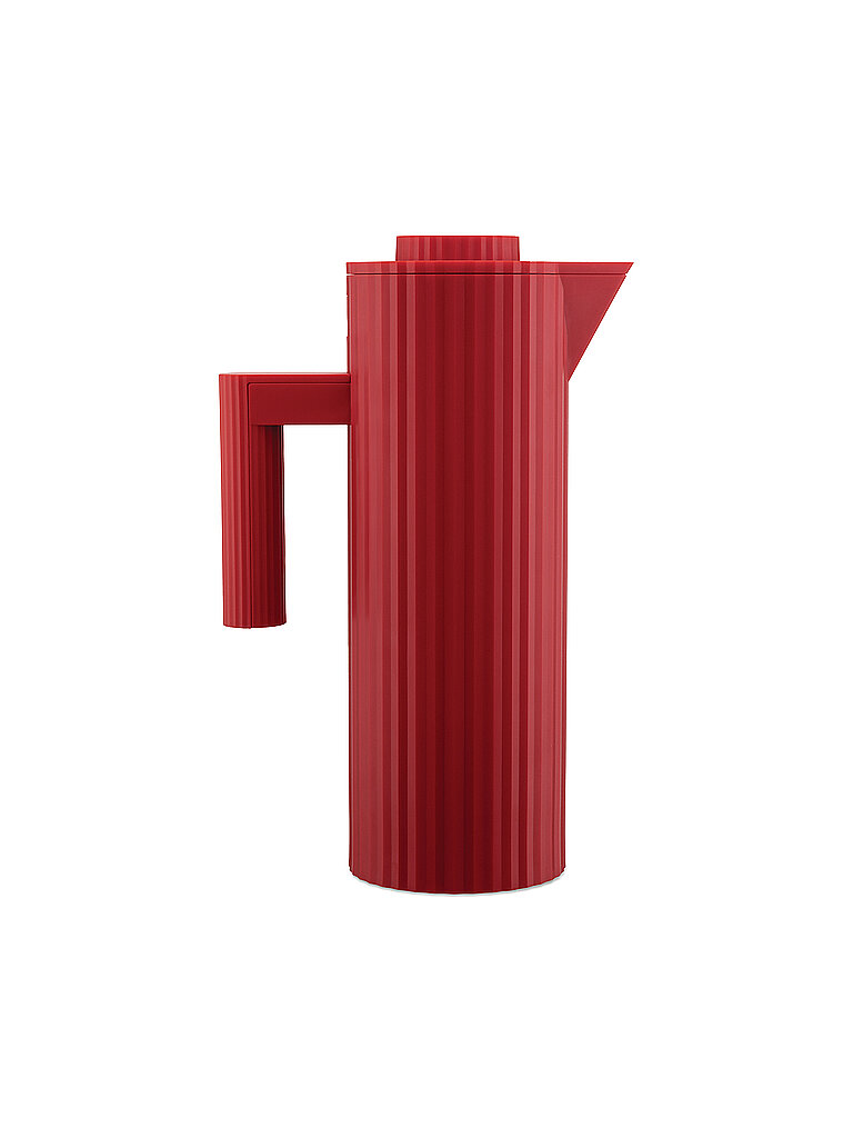 Thermos - Bouteille isotherme Plissé 1 l Rouge rouge