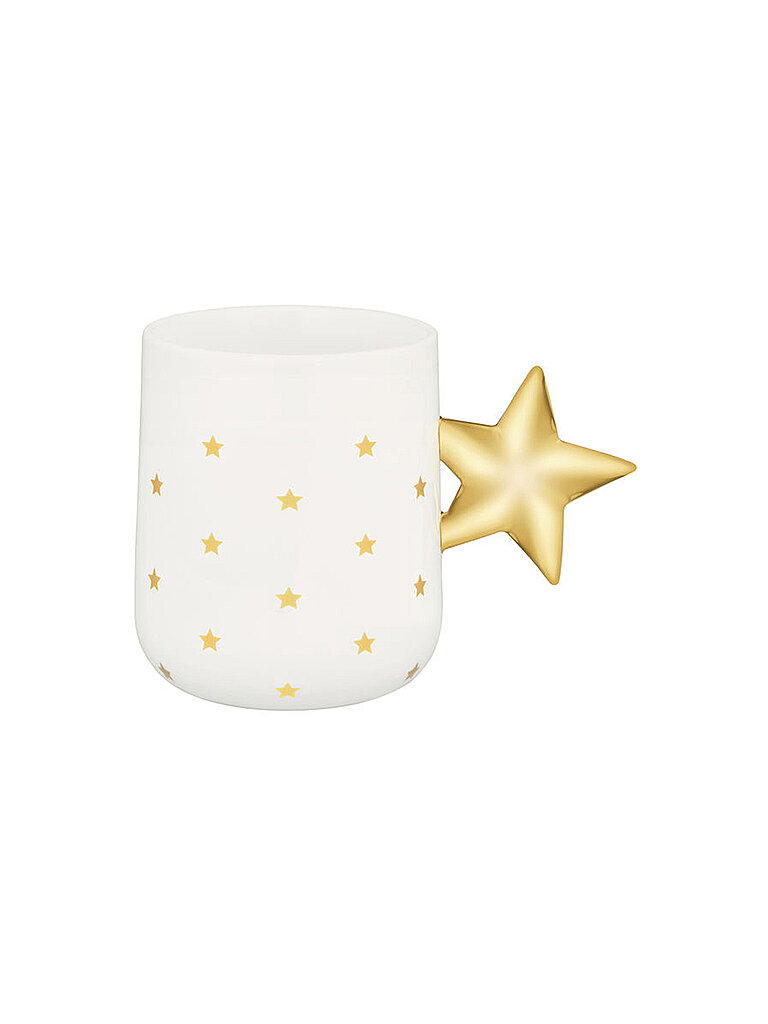 Tasse de Noël avec anse 0,37l DELIGHT Blanc/Or blanc
