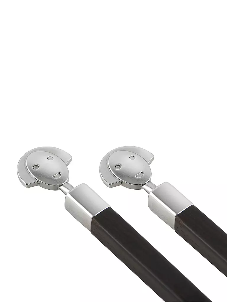 ALESSI | Baguettes ANNA 3 pièces en ébène | Marron