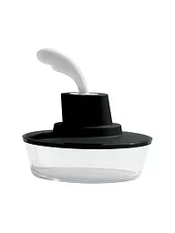 ALESSI | Beurrier Ship Shape 15,5cm Noir | Noir