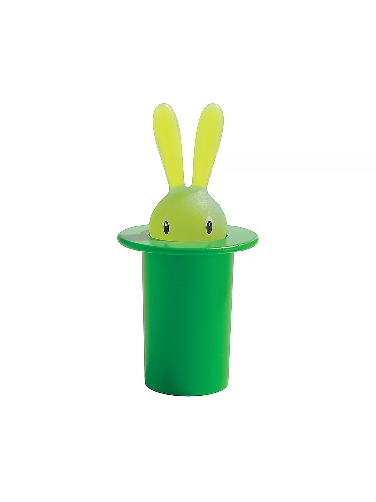 ALESSI | Boîte à cure-dents Magic Bunny 7,5cm Vert | Vert