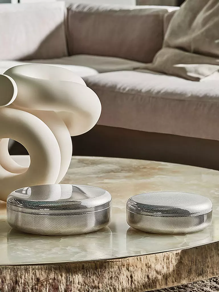 ALESSI | Boîte 23cm en acier inoxydable | Argent