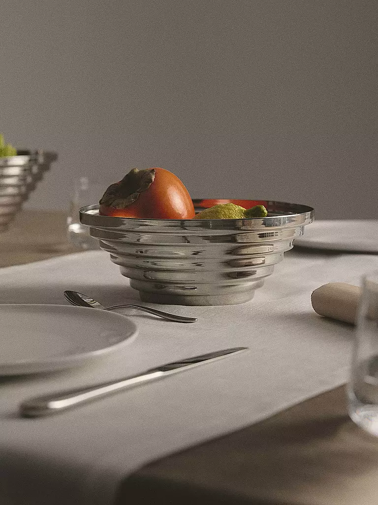 ALESSI | Bol rond MAYA 20cm en acier inoxydable | silber
