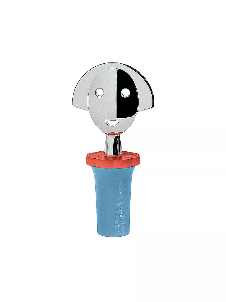 ALESSI | Bouchon de bouteille Anna Stop bleu clair 4cm | Bleu
