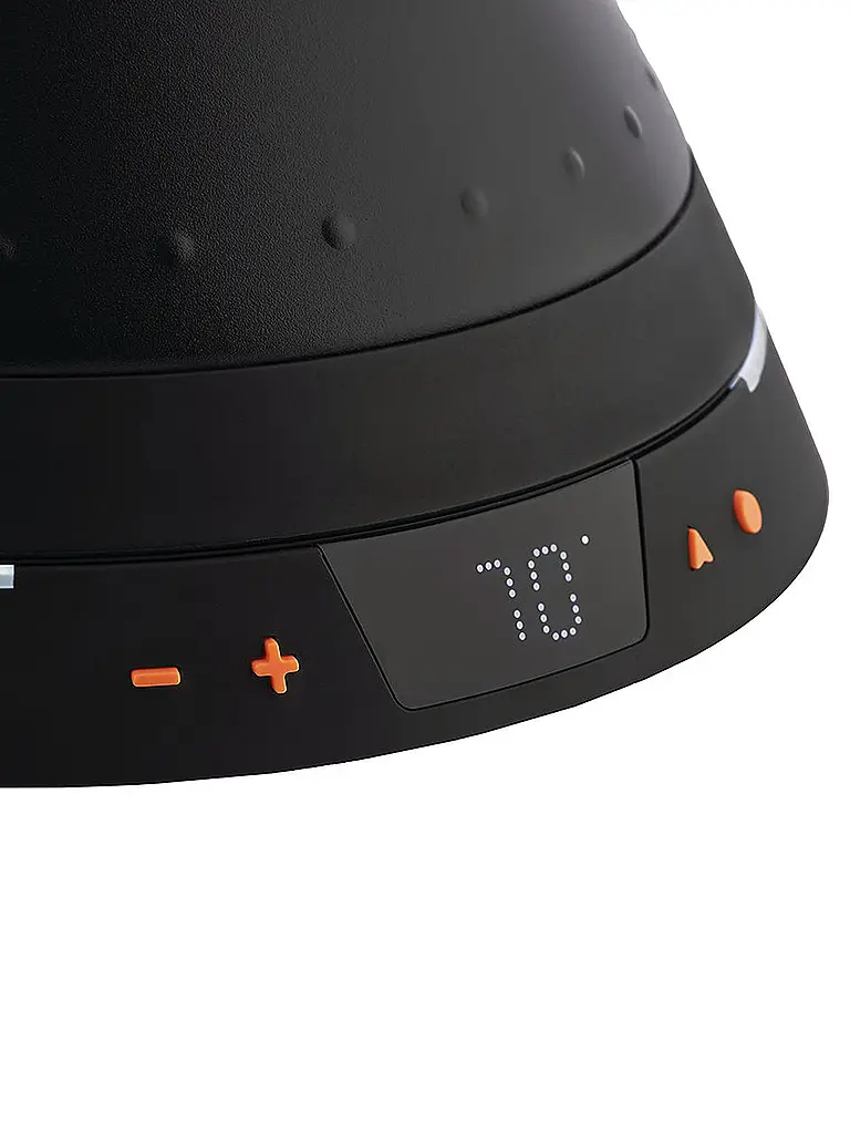 ALESSI | Bouilloire électrique 1,5 l Michael Graves en acier inoxydable noir | Noir