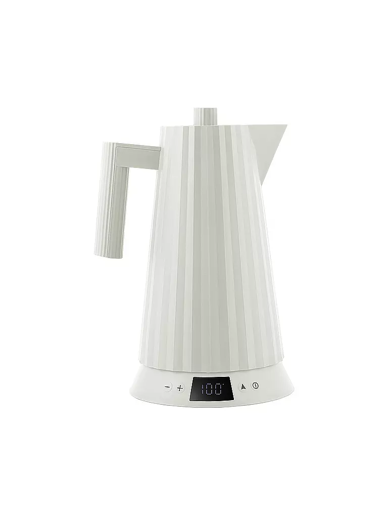 ALESSI | Bouilloire 1,7l Plissee Th. Harz / Blanc | Blanc