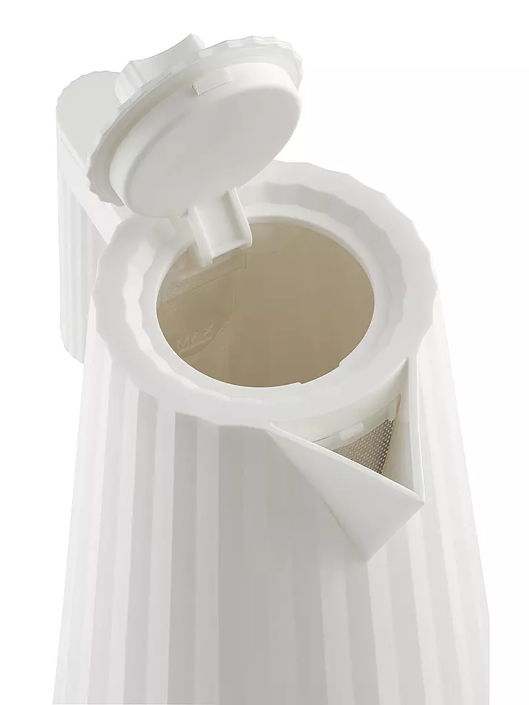 ALESSI | Bouilloire 1,7l Plissee Th. Harz / Blanc | 