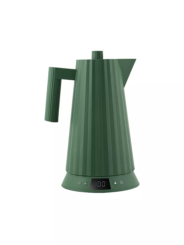 ALESSI | Bouilloire 1,7l Plissee Th. Harz / Vert | dunkelgrün