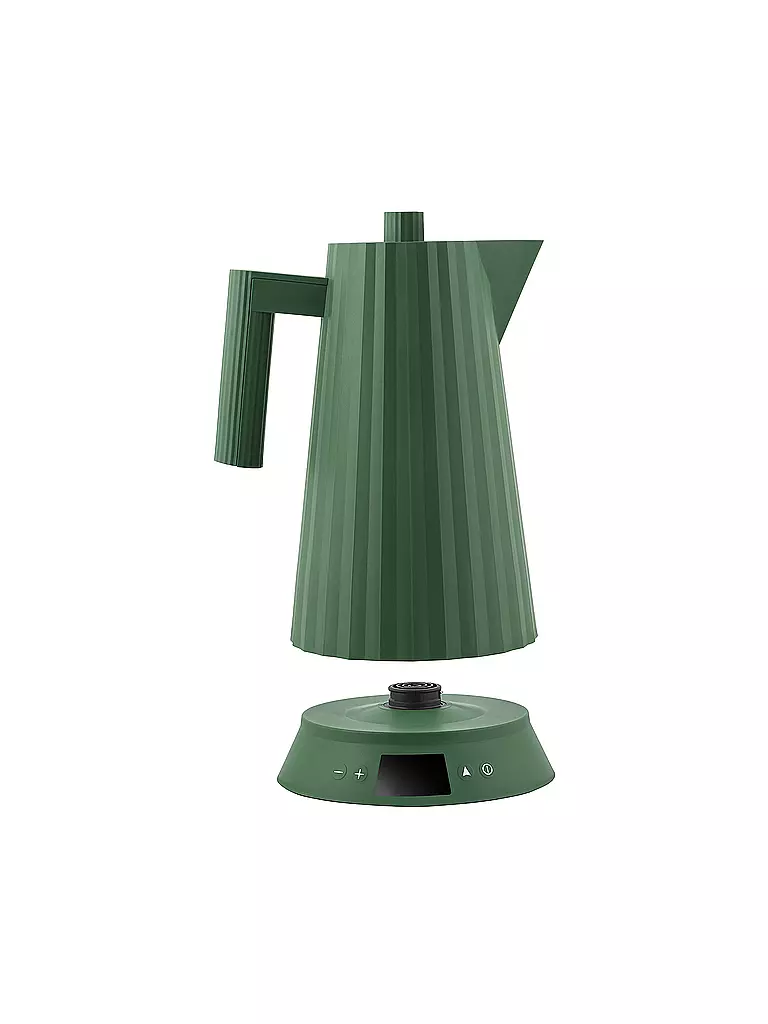 ALESSI | Bouilloire 1,7l Plissee Th. Harz / Vert | dunkelgrün