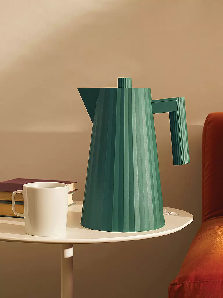 ALESSI | Bouilloire 1L Plissé Vert MDL06/1GR | dunkelgrün