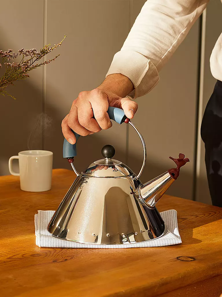ALESSI | Bouilloire 2L (acier inoxydable) | Argent