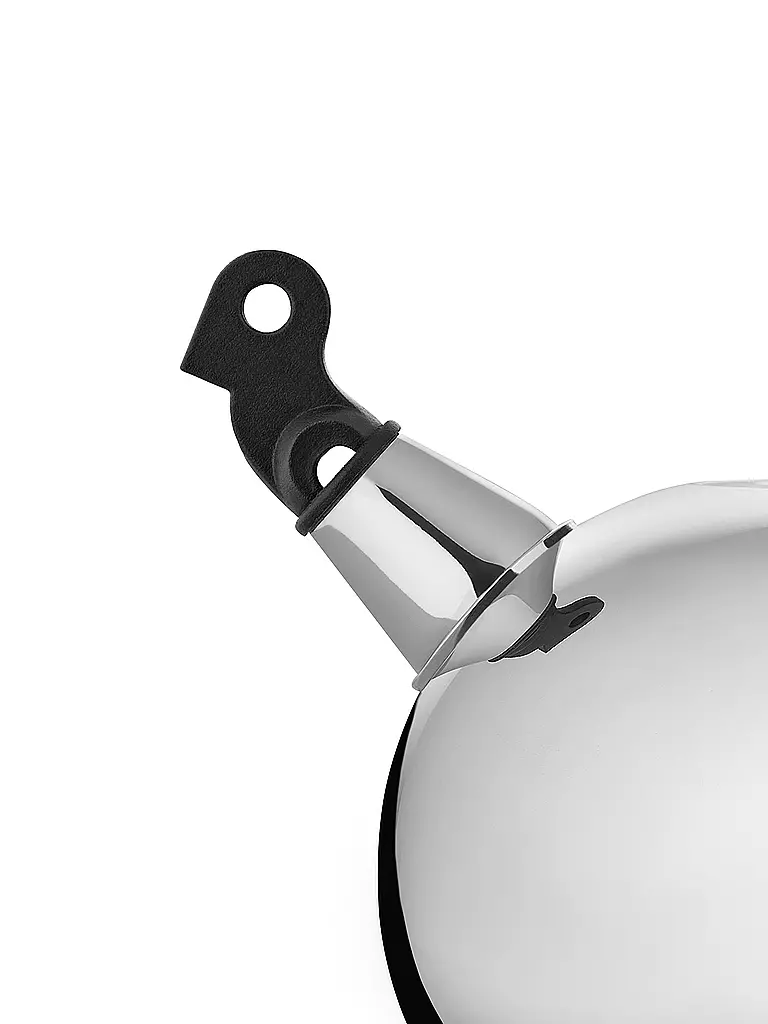 ALESSI | Bouilloire Bulbul 2,5 l en acier inoxydable / Noir | Argent