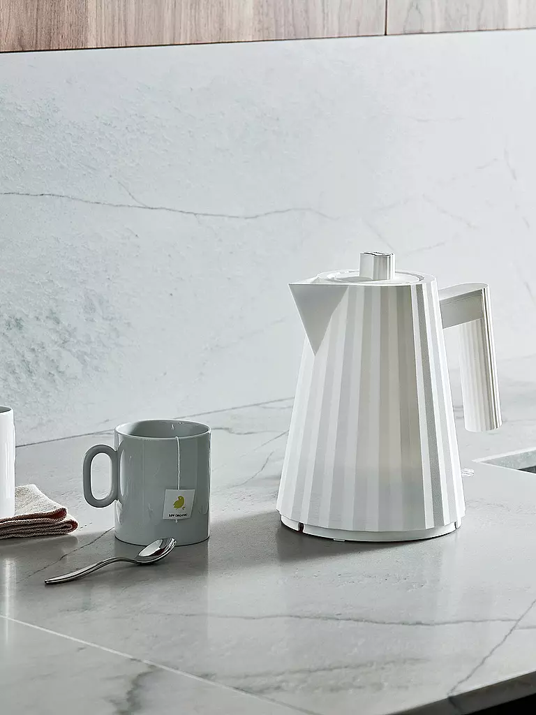 ALESSI | Bouilloire Plissé Blanc 1 l MDL06/1W | weiss