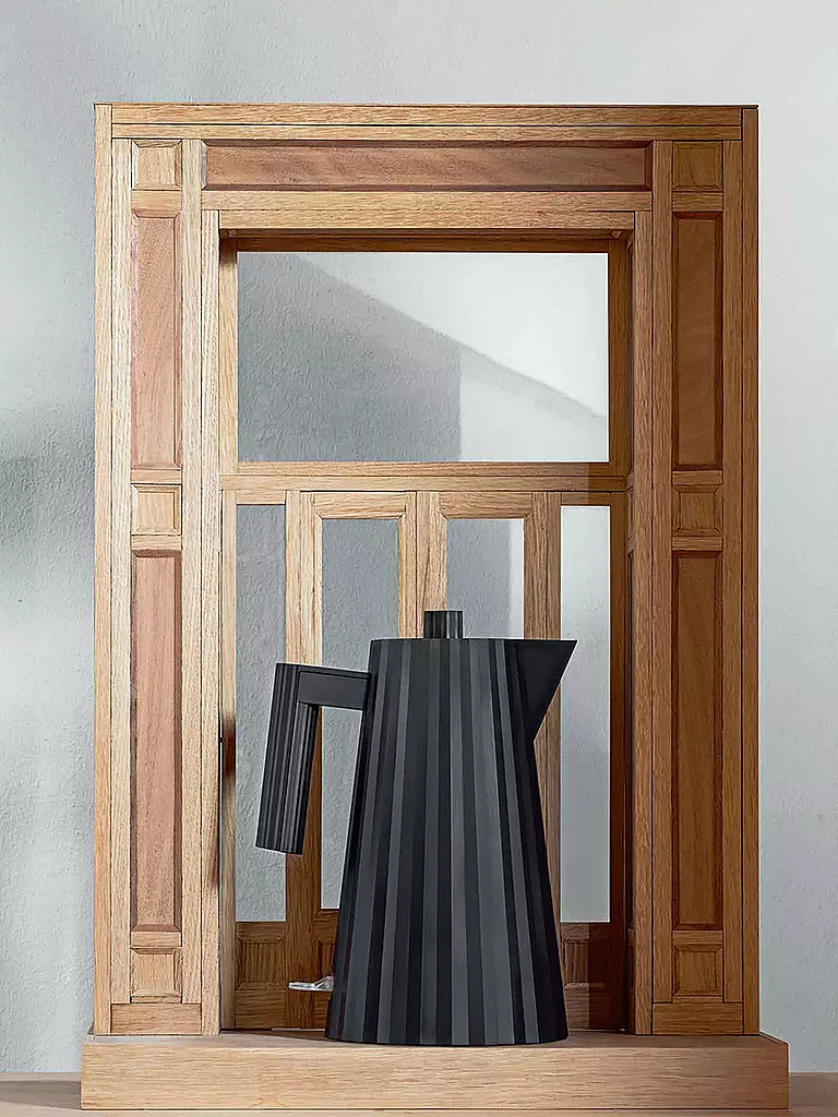 ALESSI | Bouilloire Plissé Noire MDL06/1S | schwarz