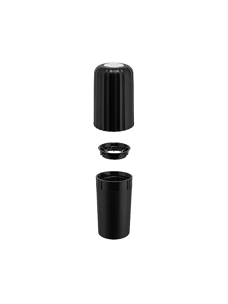 ALESSI | Broyeur de capsules PLISSE Noir | 