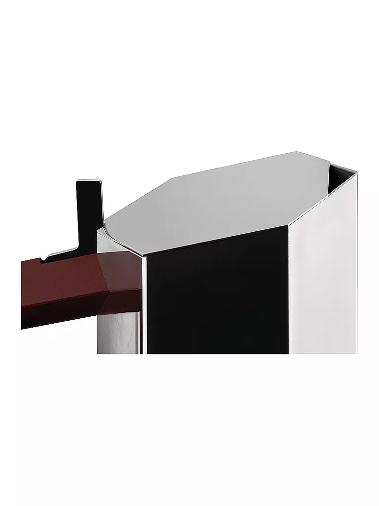 ALESSI | Cafetière à expresso MENHIR 3 tasses en acier inoxydable | silber
