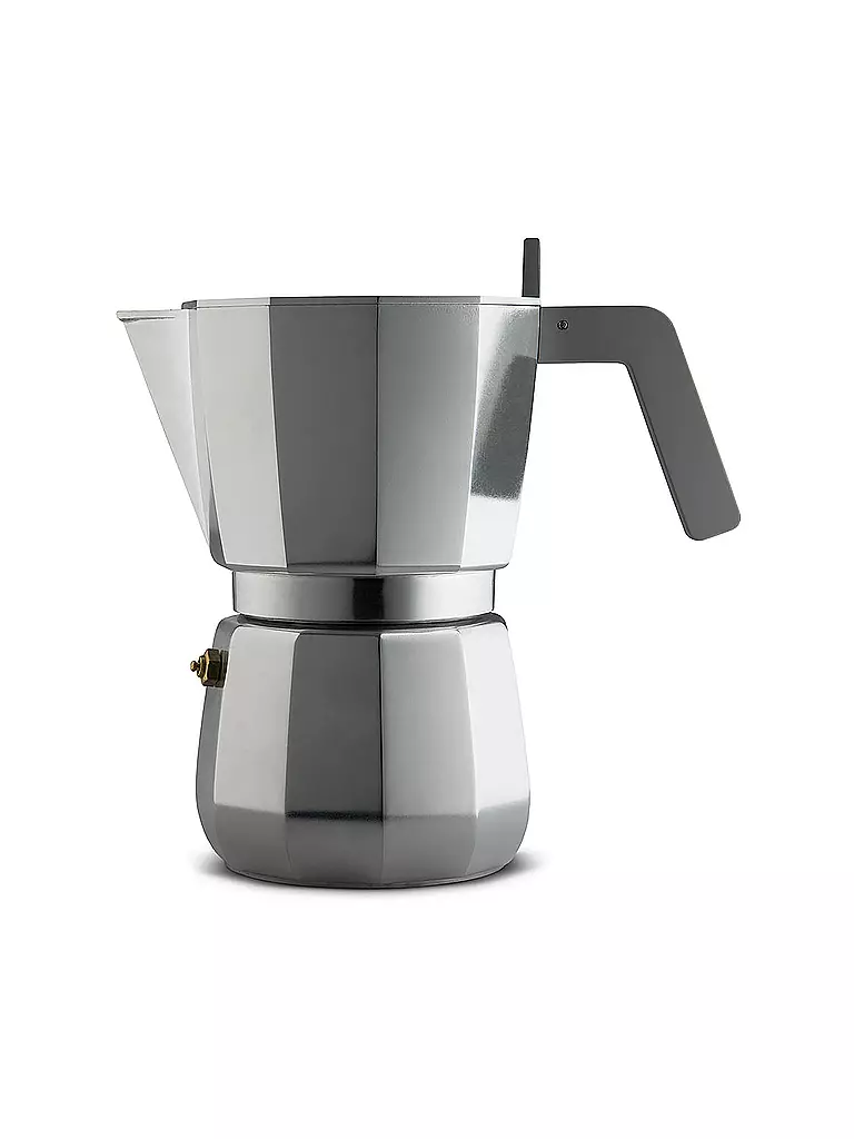 ALESSI | Cafetière italienne Moka (9 tasses) | Argent