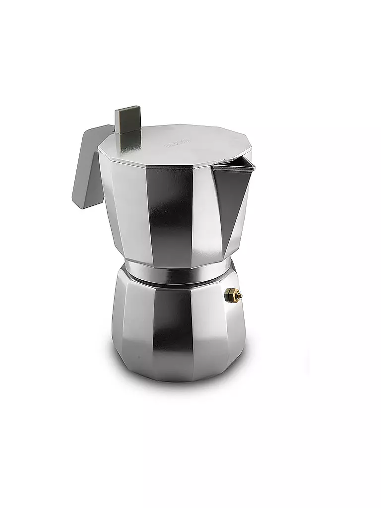 ALESSI | Cafetière italienne Moka (9 tasses) | Argent