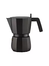 ALESSI | Cafetière italienne Moka 6 tasses noire | Noir