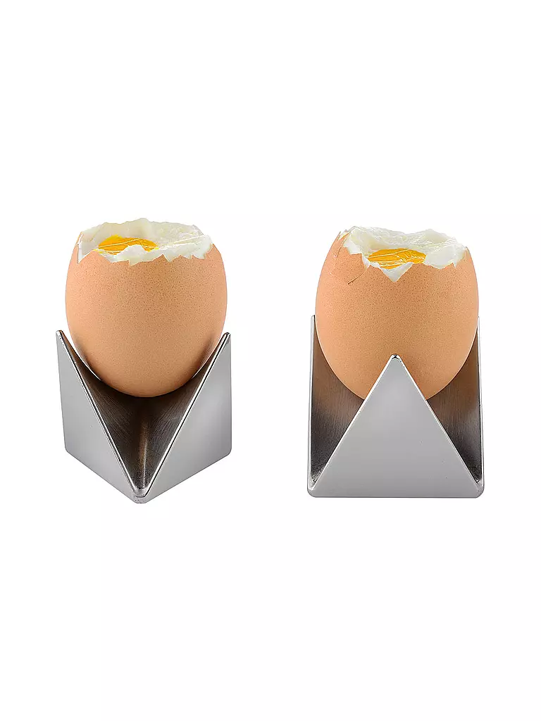 ALESSI | Coquetier 2 pièces Roost 4,5 cm | Argent