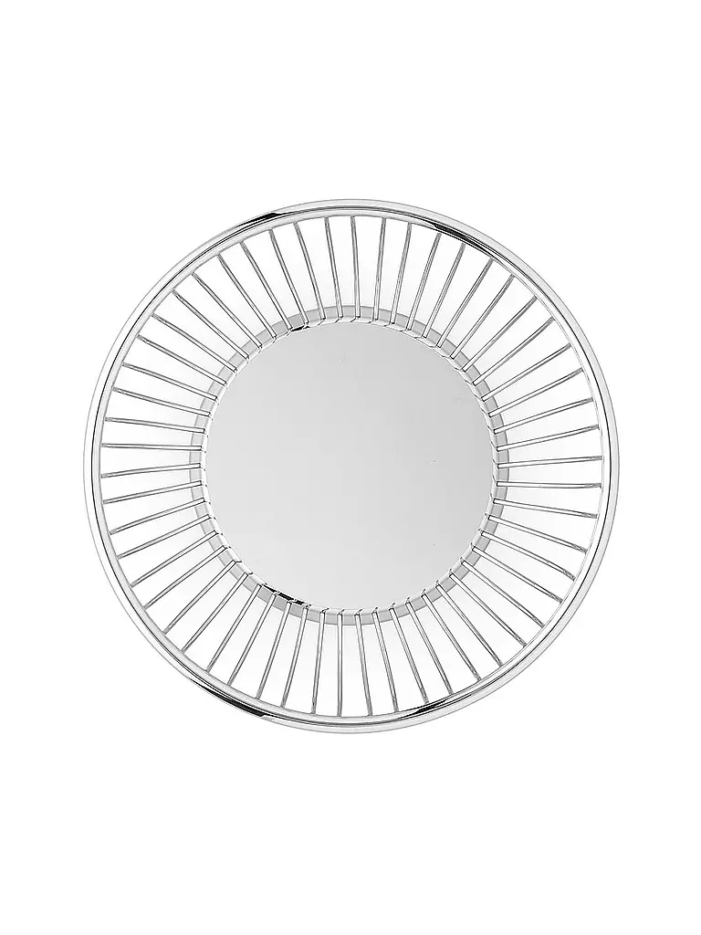 ALESSI | Corbeille à fil ronde 20cm en acier inoxydable | Argent