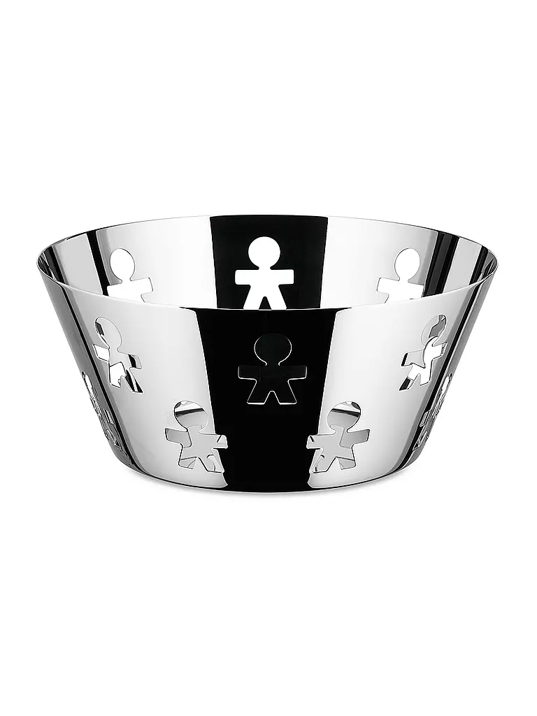 ALESSI | Corbeille à fruits GIRODONTO 20cm acier inoxydable | Argent