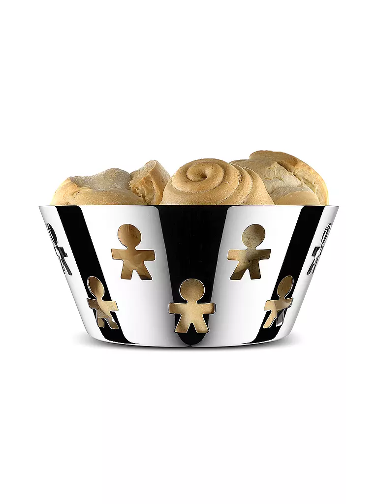 ALESSI | Corbeille à fruits GIRODONTO 20cm acier inoxydable | Argent