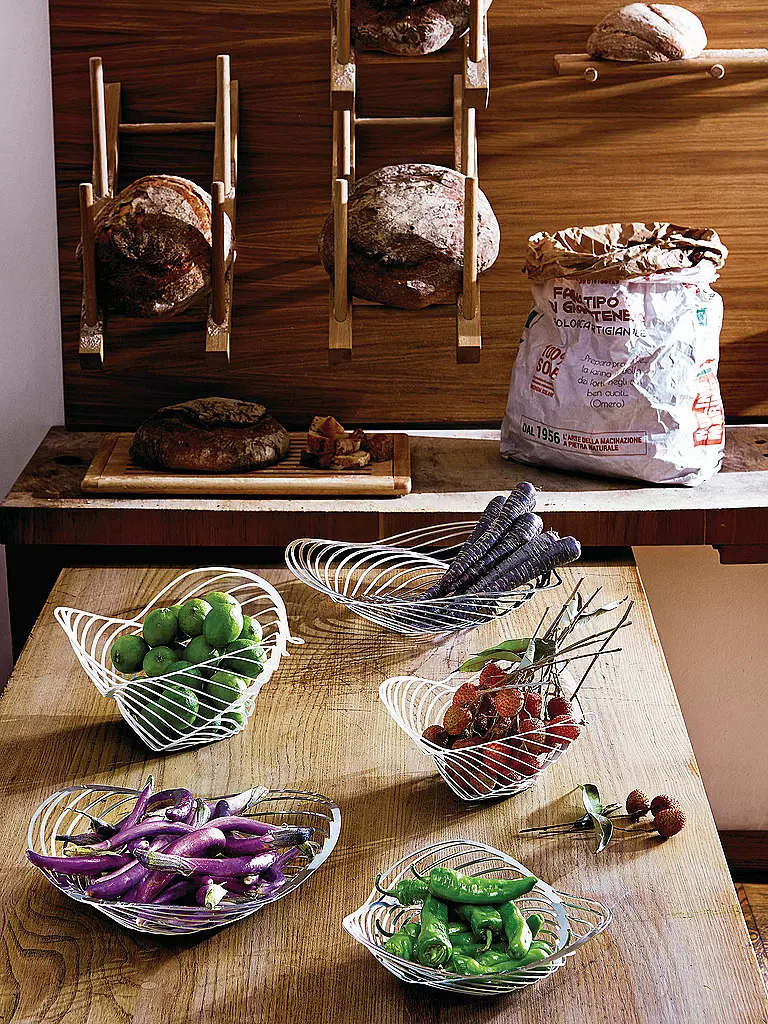 ALESSI | Corbeille à fruits Trinity 26cm | Argent