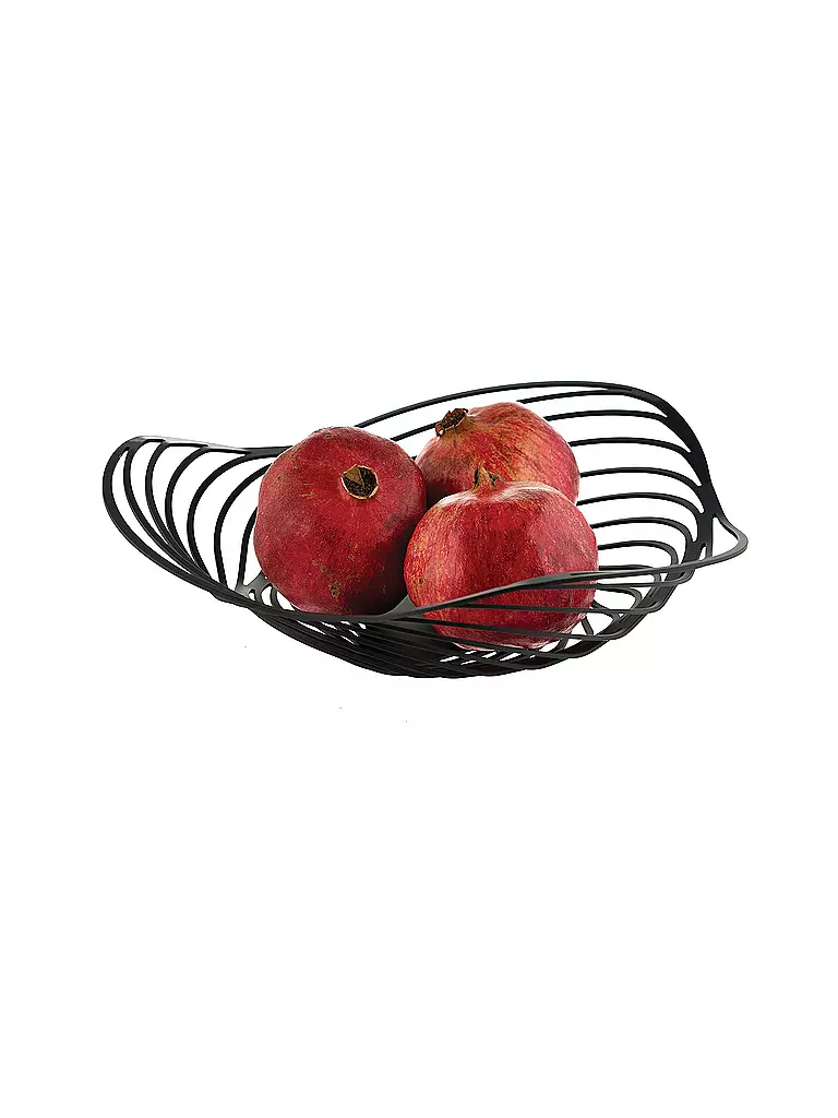 ALESSI | Corbeille à fruits Trinity 33cm | schwarz