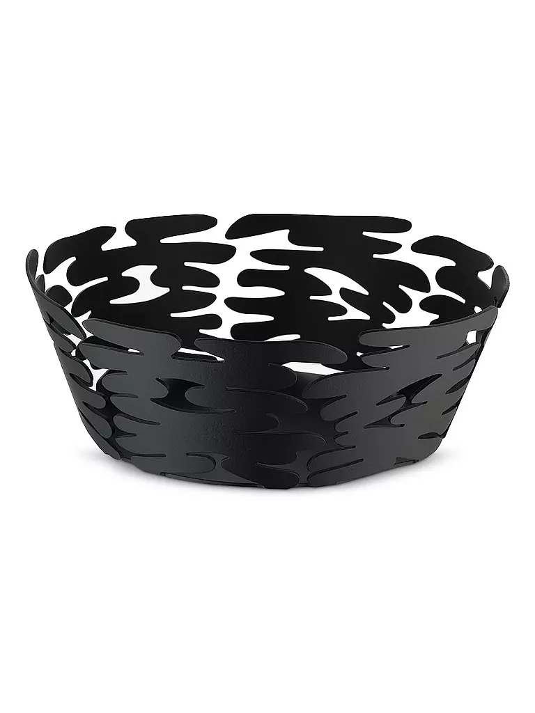 ALESSI | Corbeille ronde Barket 18cm | schwarz