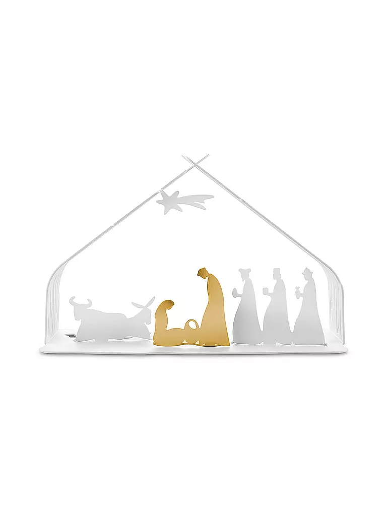 ALESSI | Crèche de Noël Bark | weiss