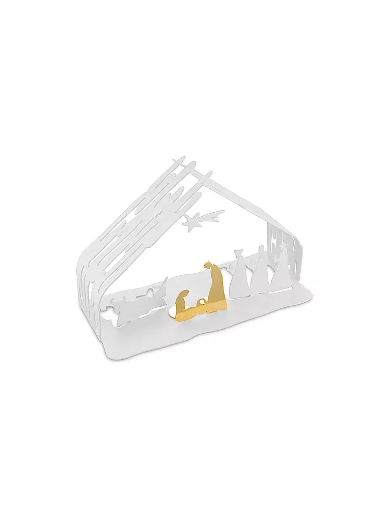 ALESSI | Crèche de Noël Bark | weiss