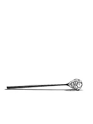 ALESSI | Cuillère à miel "Acacia" | Argent