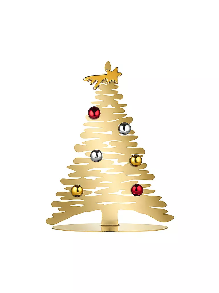 ALESSI | Décoration de Noël Arbre Bark | Or