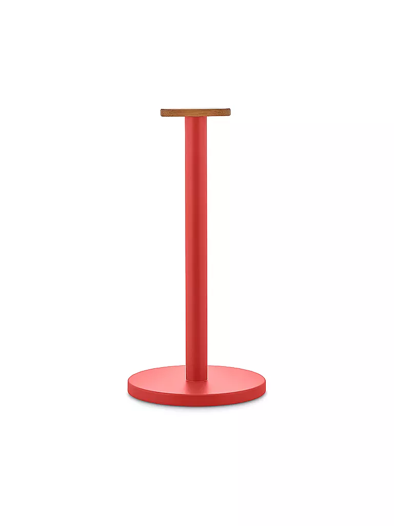 ALESSI | Dérouleur Mattina 33cm Rouge/Bambou | Rouge