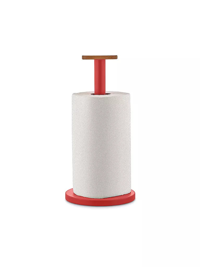 ALESSI | Dérouleur Mattina 33cm Rouge/Bambou |