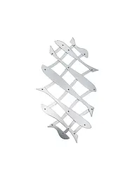 ALESSI | Dessous de plat extensible Perscher Max 51cm en acier inoxydable | Argent