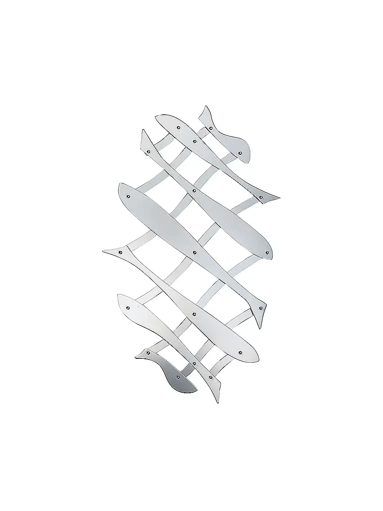 ALESSI | Dessous de plat extensible Perscher Max 51cm en acier inoxydable | Argent