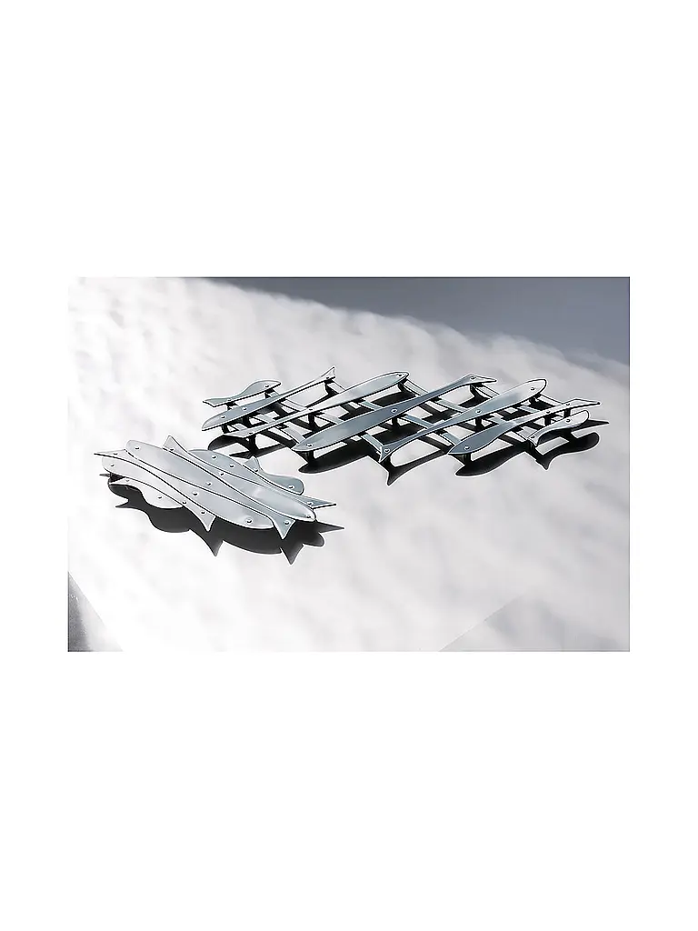 ALESSI | Dessous de plat extensible Perscher Max 51cm en acier inoxydable | Argent