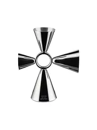ALESSI | Doseur de bar Quadri Combo Jigger acier inoxydable | Argent