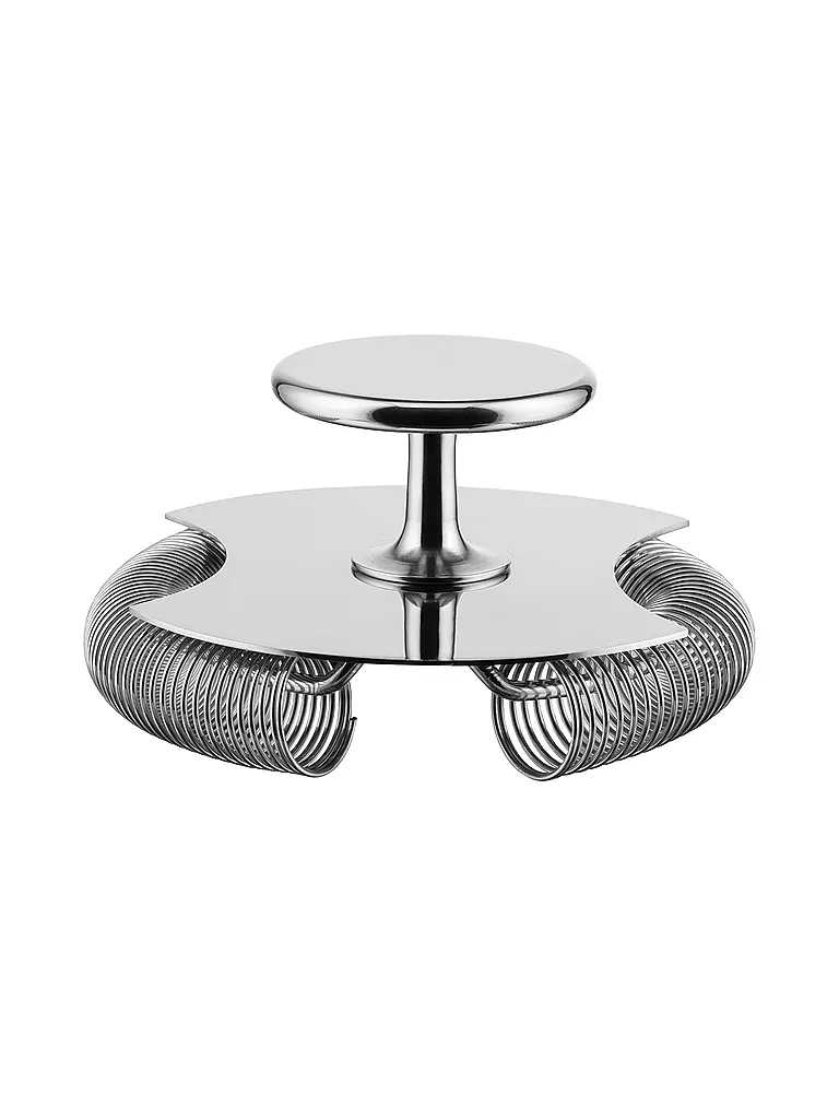 ALESSI | Double - Passoire à cocktail GIA27 10,2cm Acier inoxydable | Argent