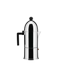 ALESSI | Espresso LA CUPOLA 6 tasses Alu /Ind. Noir | Argent