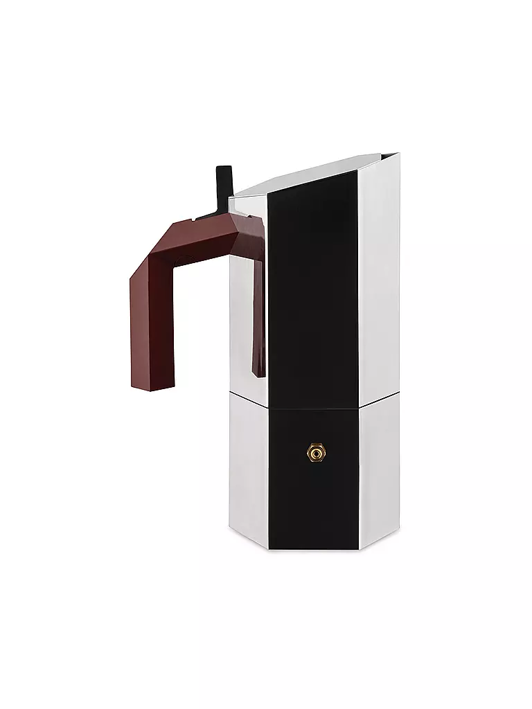 ALESSI | Espresso MENHIR 6 tasses en acier inoxydable | Argent