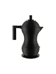 ALESSI | Espresso Pulcina Noir Alu/Noir 3 Tasses | Noir