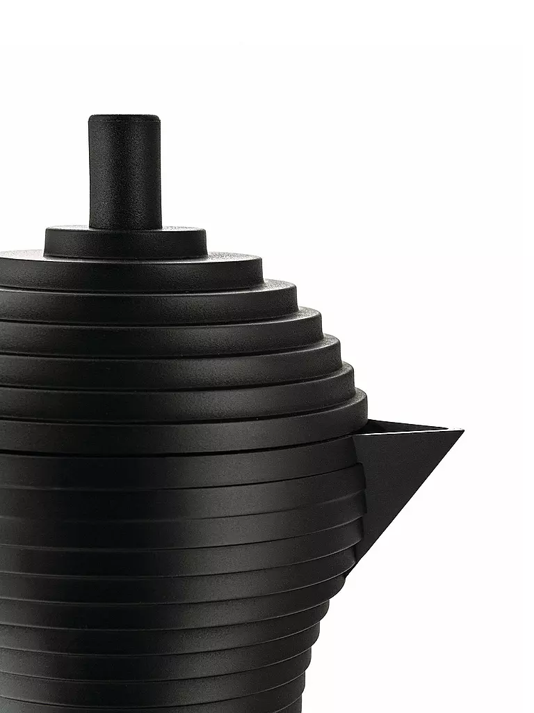ALESSI | Espresso Pulcina Noir Alu/Noir 3 Tasses | 