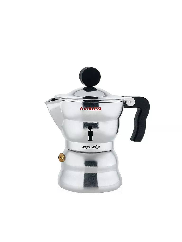 ALESSI | Espressomaschine Moka-Alessi - Aluminium / 6 Tasses | silber